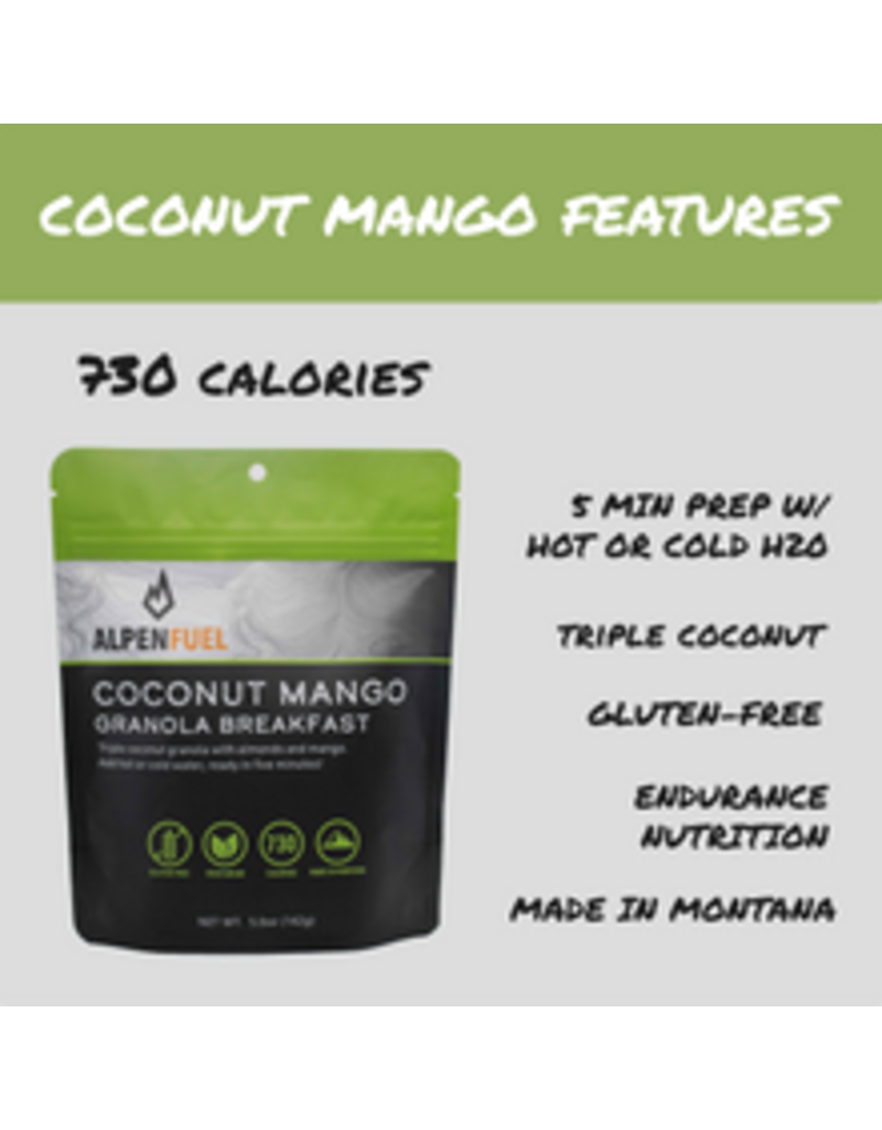 Alpen Fuel Coconut Mango Granola Breakfast