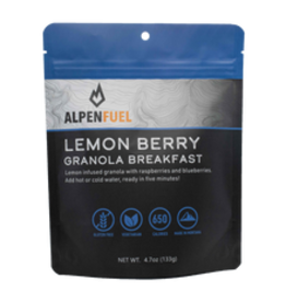 Alpen Fuel Lemon Berry Granola Breakfast