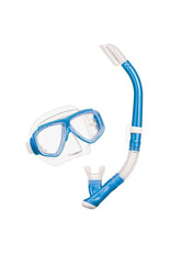 Oceaner Splendive Mask & Snorkel Set Fishtail Blue