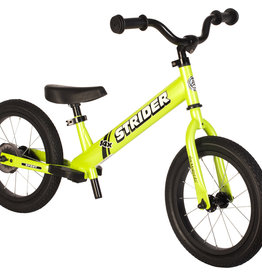 New! Strider 14" Balance Bike,  Neon Green