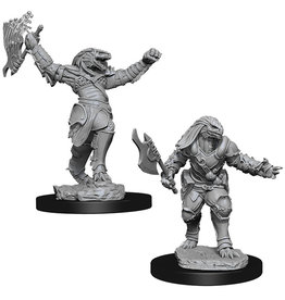 WizKids DnD Unpainted W11 Female Dragonborn Fighter