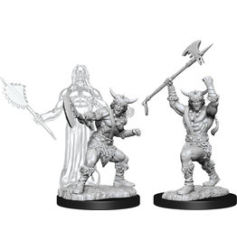 WizKids DnD Unpainted W11 Male Human Barbarian