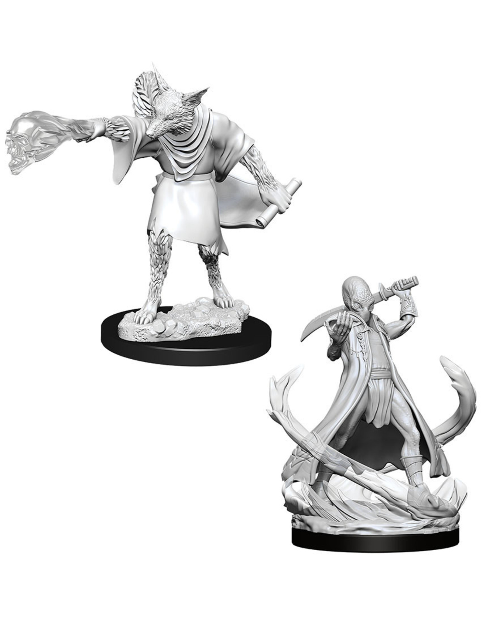 WizKids DnD Unpainted W11  Arcanaloth & Ultroloth