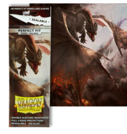 Dragon Shield Dragon Shield 100ct Perfect Fit Sealable Smoke