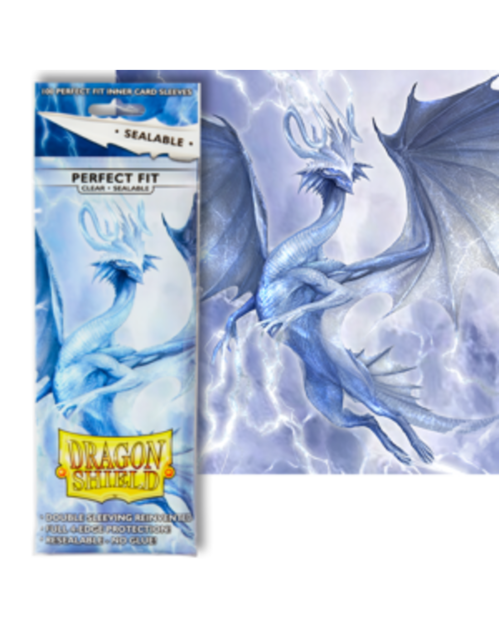 Dragon Shield Dragon Shield 100ct Perfect Fit Sealable Clear