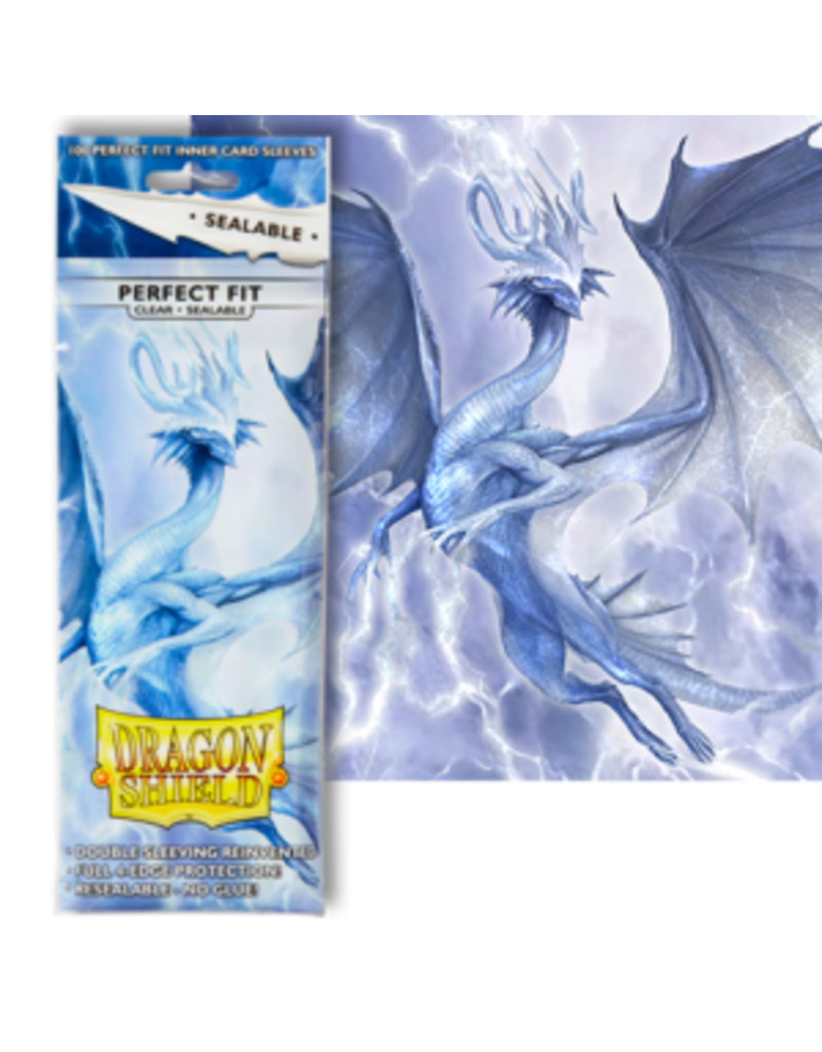 Dragon Shields Dragon Shield 100ct Perfect Fit Sealable Clear