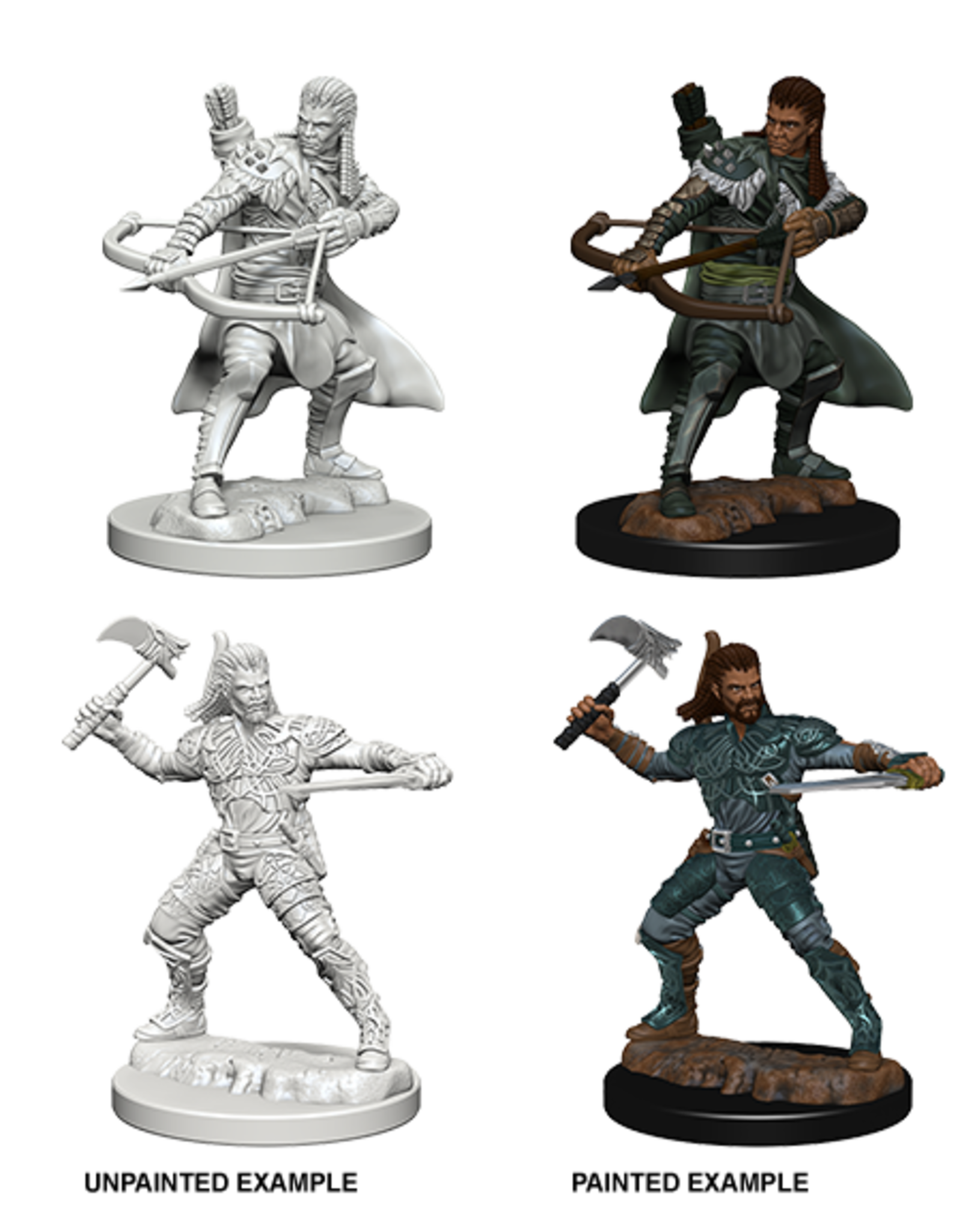 WizKids DnD Unpainted W1 Human Male Ranger