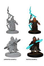 WizKids Pathfinder Unpainted W4 Dwarf Male Sorcerer (retired)