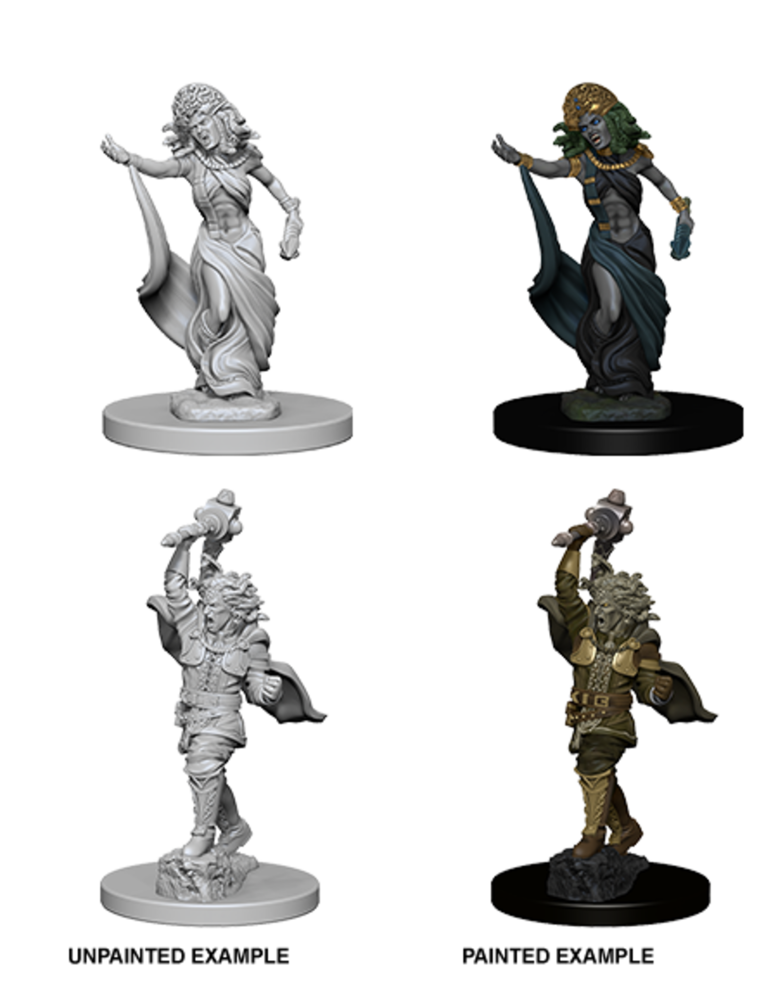 WizKids DnD Unpainted W4 Medusas