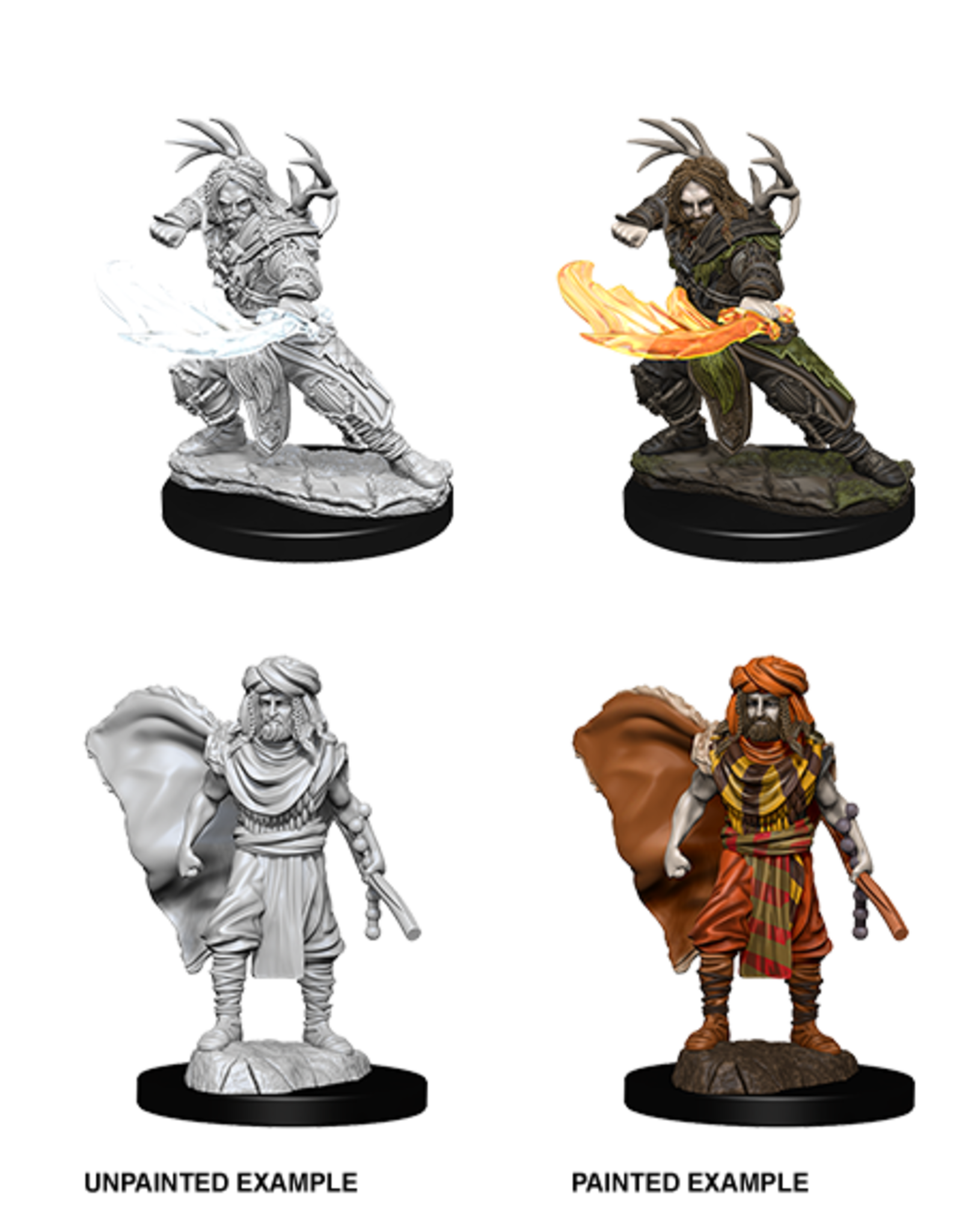 WizKids DnD Unpainted W6 Male Human Druid
