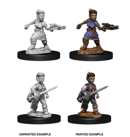 WizKids Pathfinder Unpainted W8 Halfling Female Rogue