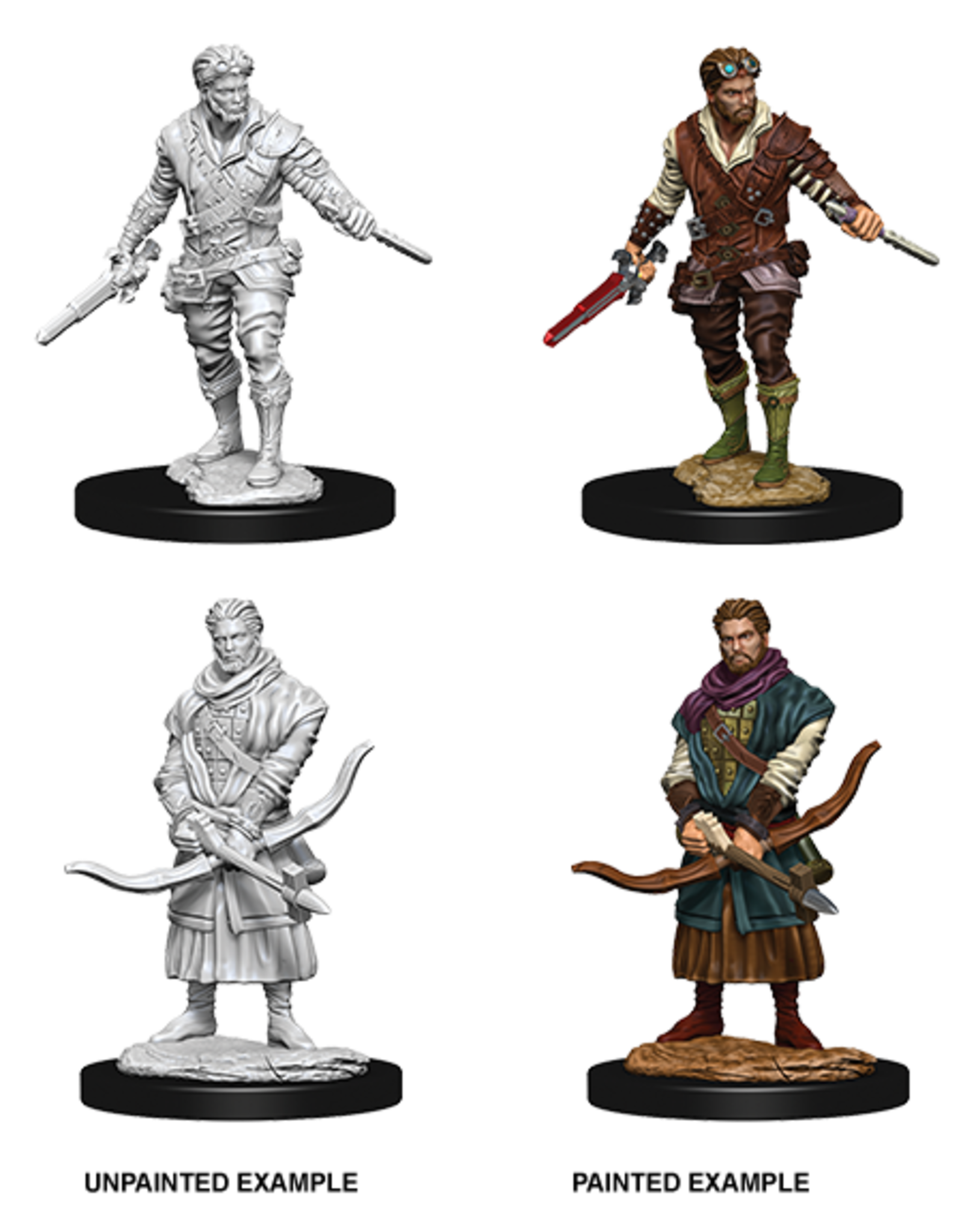 WizKids DnD Unpainted W9 Male Human Rogue