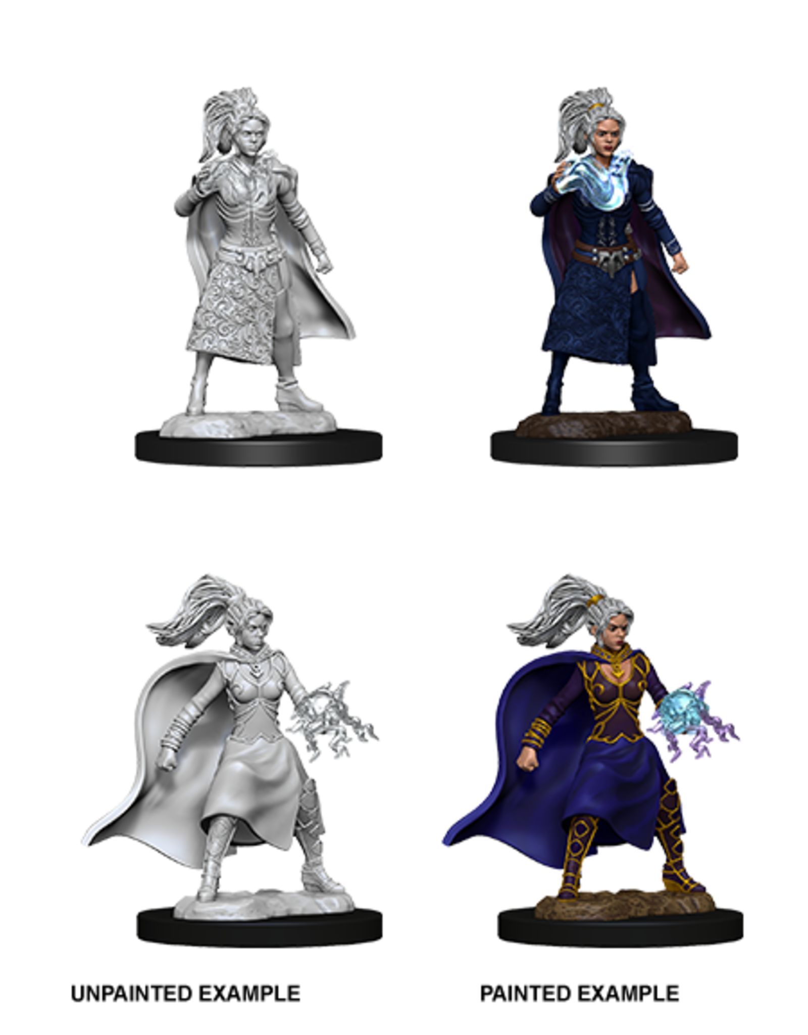 WizKids DnD Unpainted W10 Female Human Sorcerer