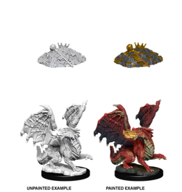 WizKids DnD Unpainted W10 Red Dragon Wyrmling