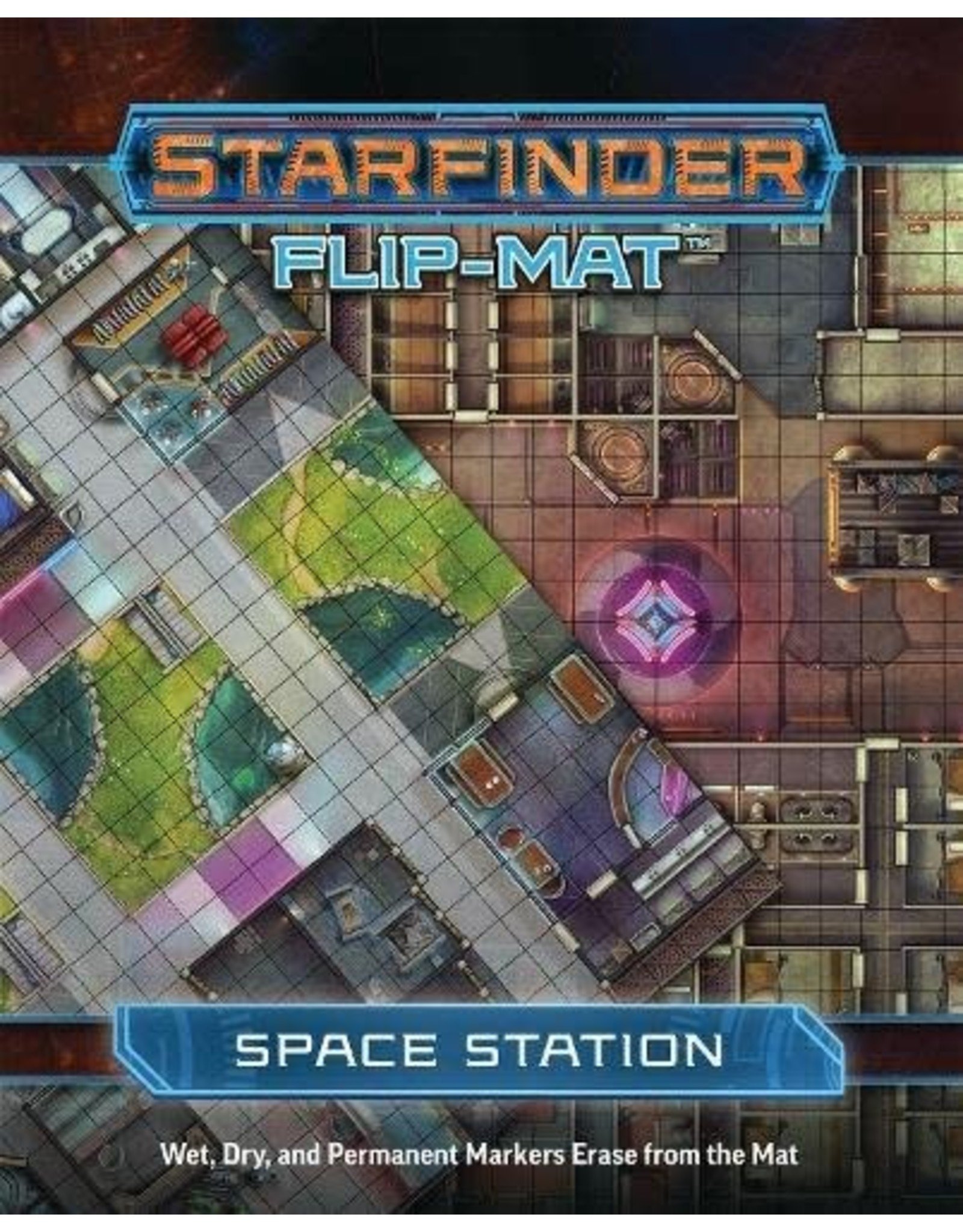Starfinder Starfinder Flip Mat Space Station