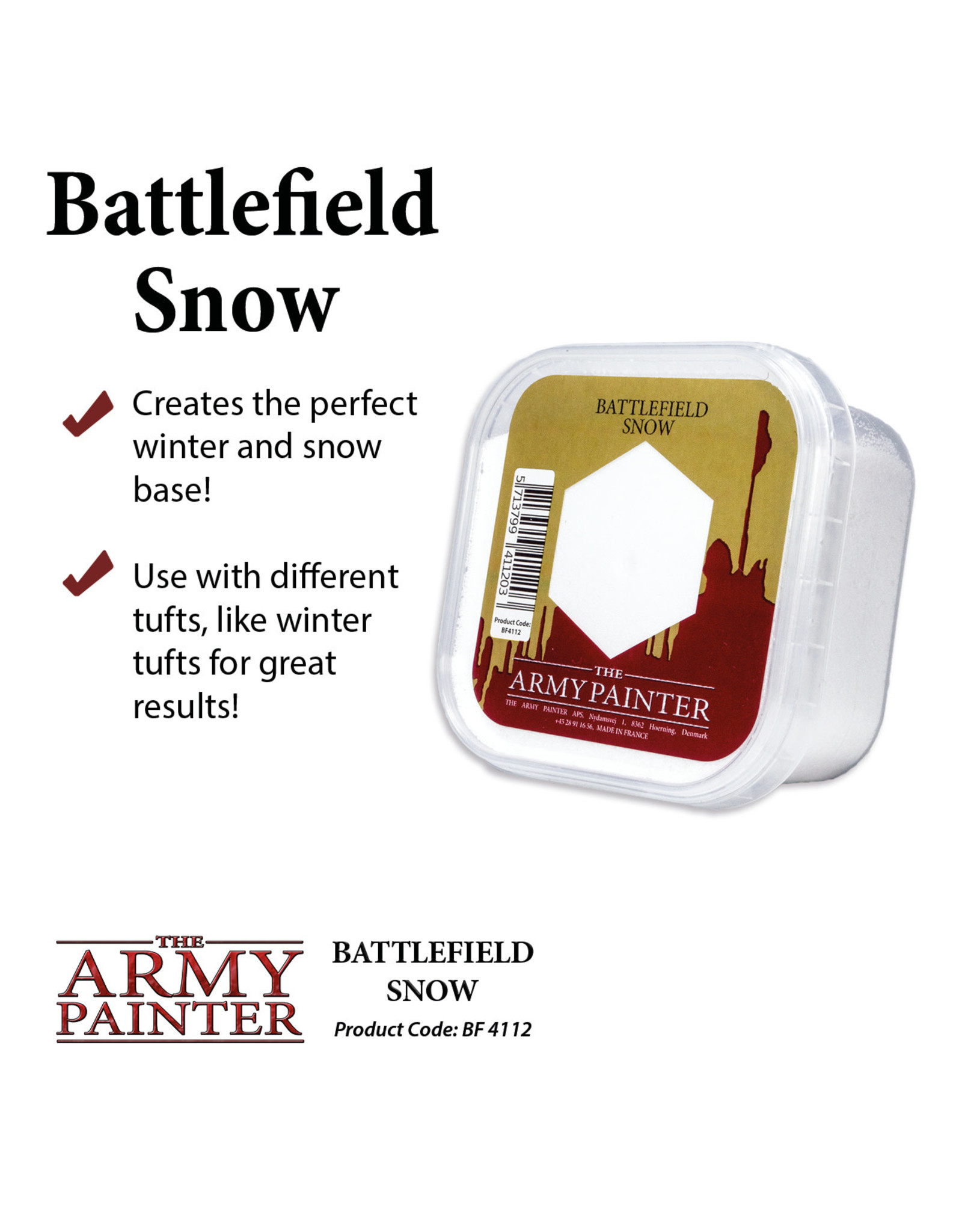 Army Painter Basing Material Snow Scatter