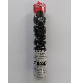Chessex Glass Stones Black