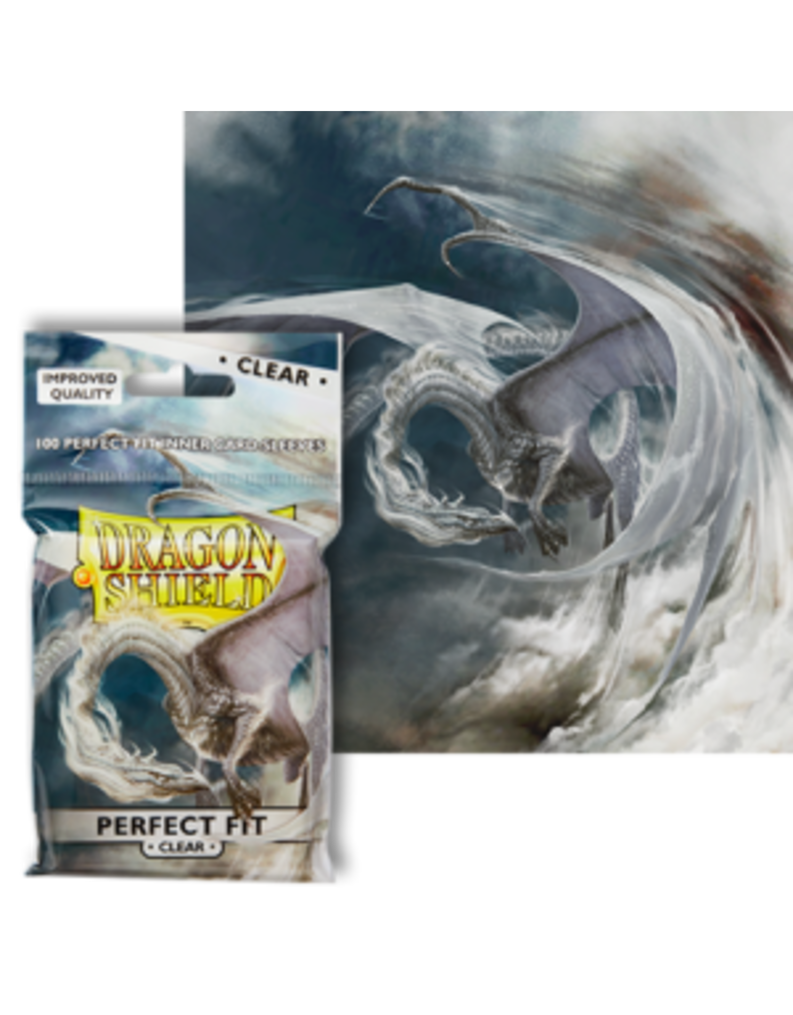 Dragon Shield Dragon Shield 100Ct Bag Perfect Clear