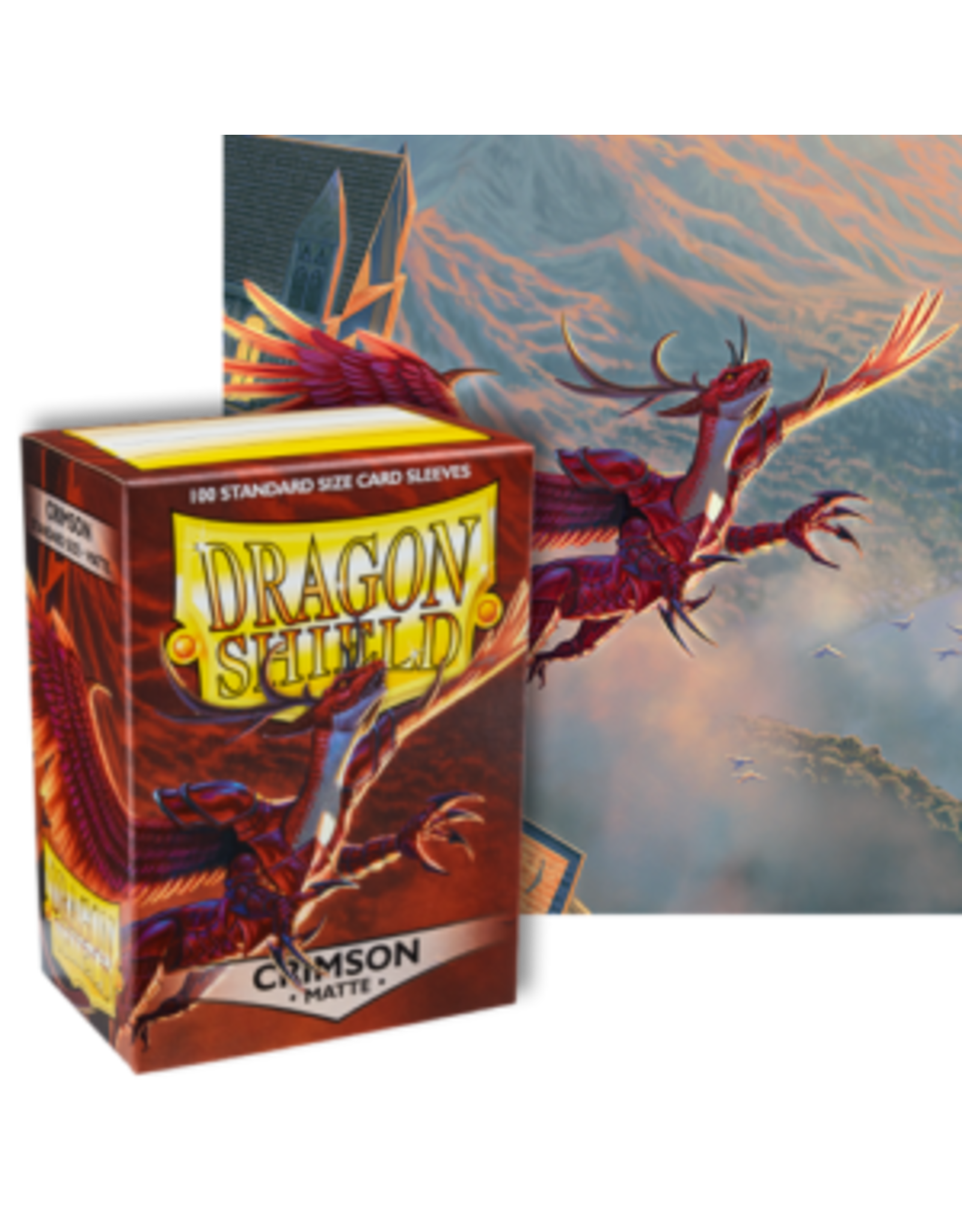 Dragon Shield Dragon Shield Matte 100 Crimson