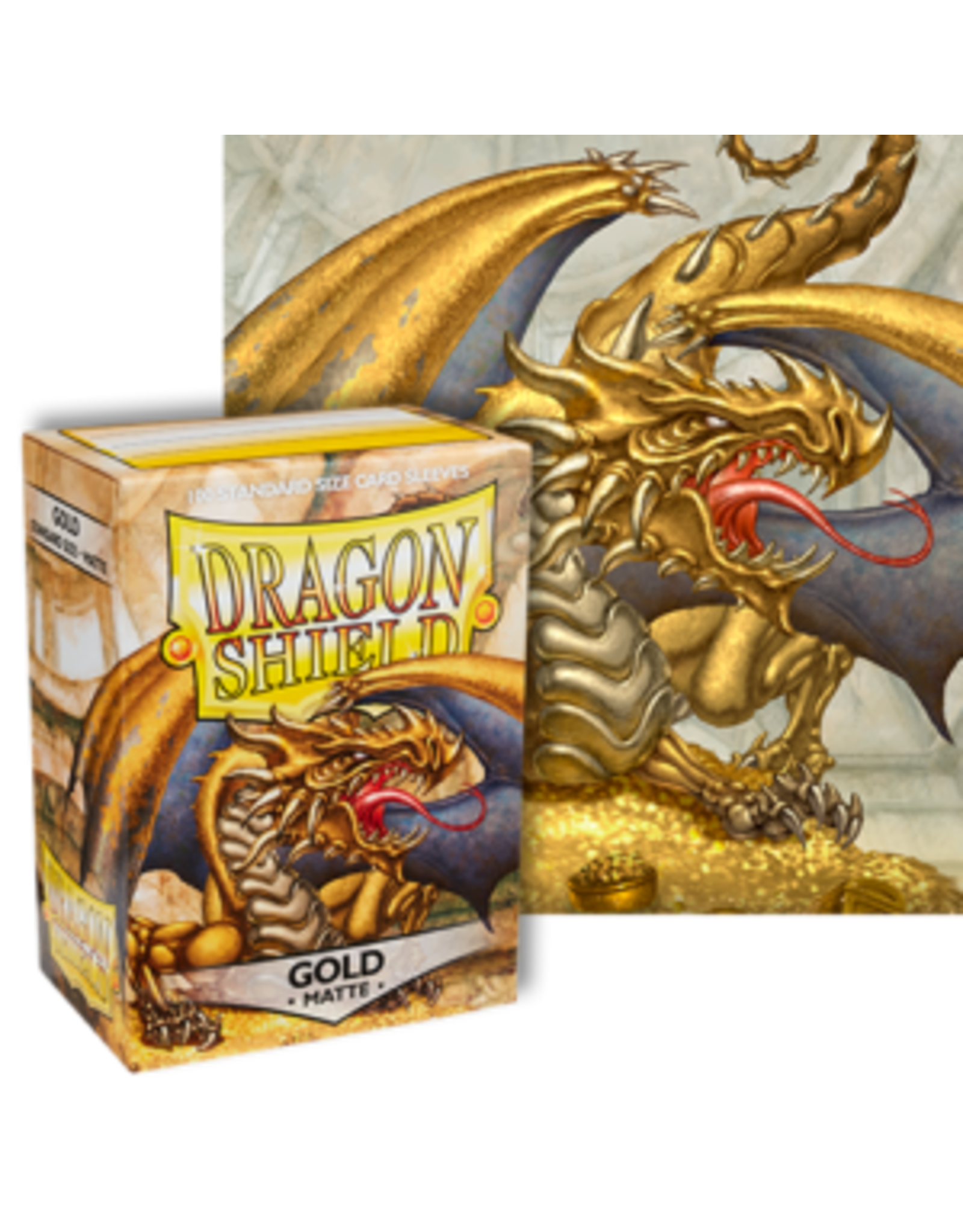 Dragon Shield Dragon Shield Matte Gold 100ct