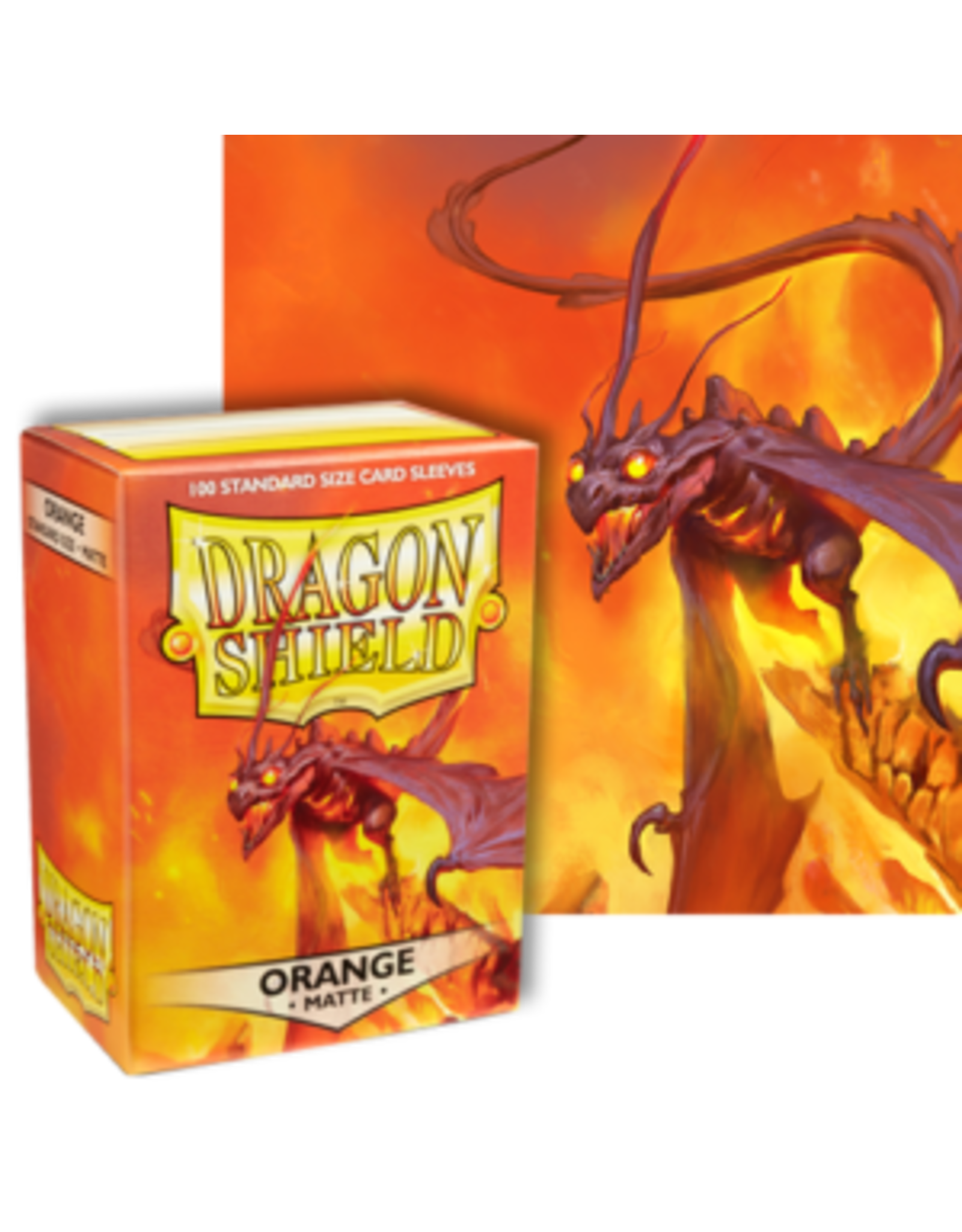 Dragon Shield Dragon Shield Matte Orange 100ct
