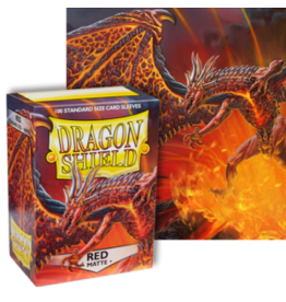 Dragon Shields Dragon Shield Matte 100 Red