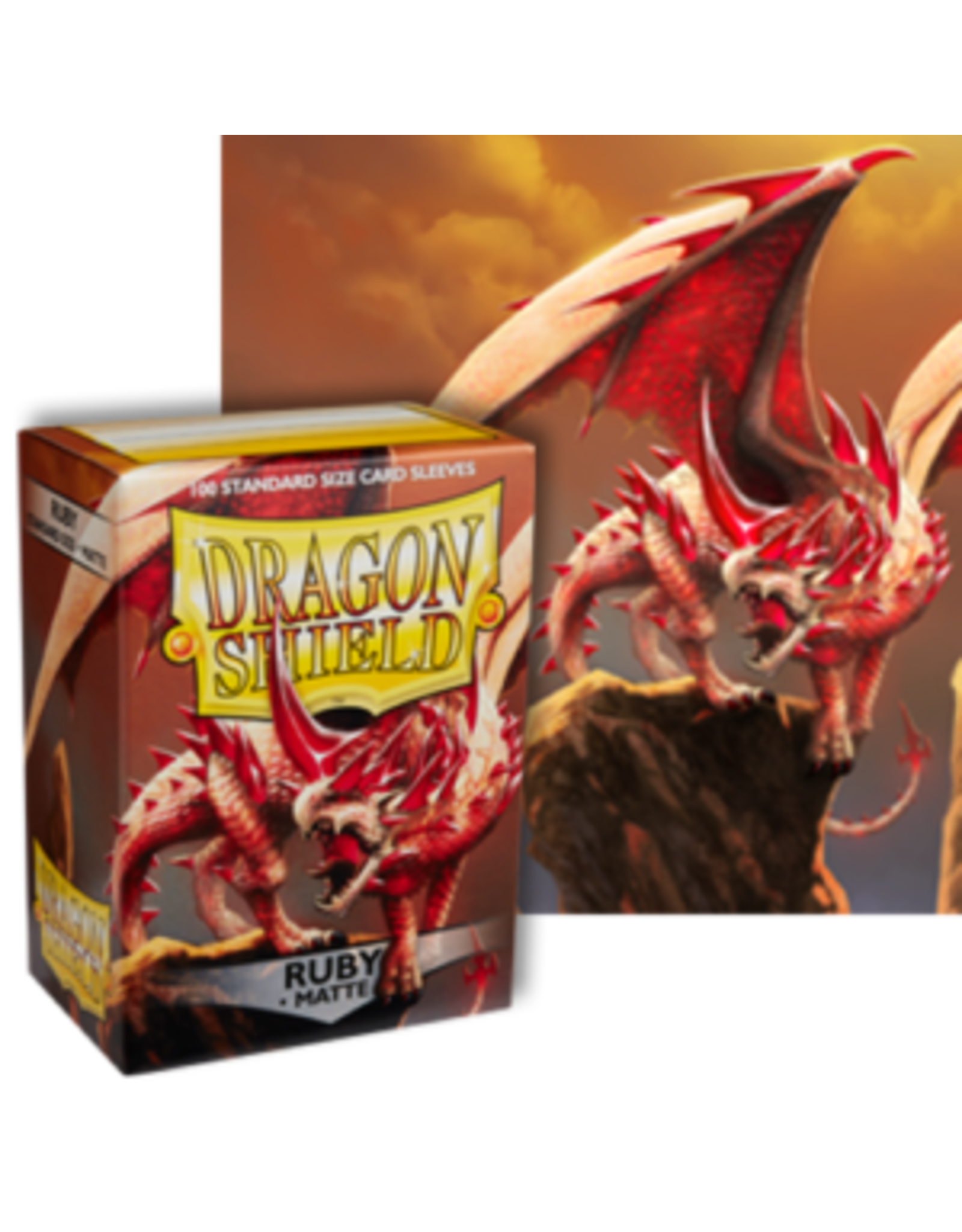 Dragon Shields Dragon Shield Matte 100 Ruby