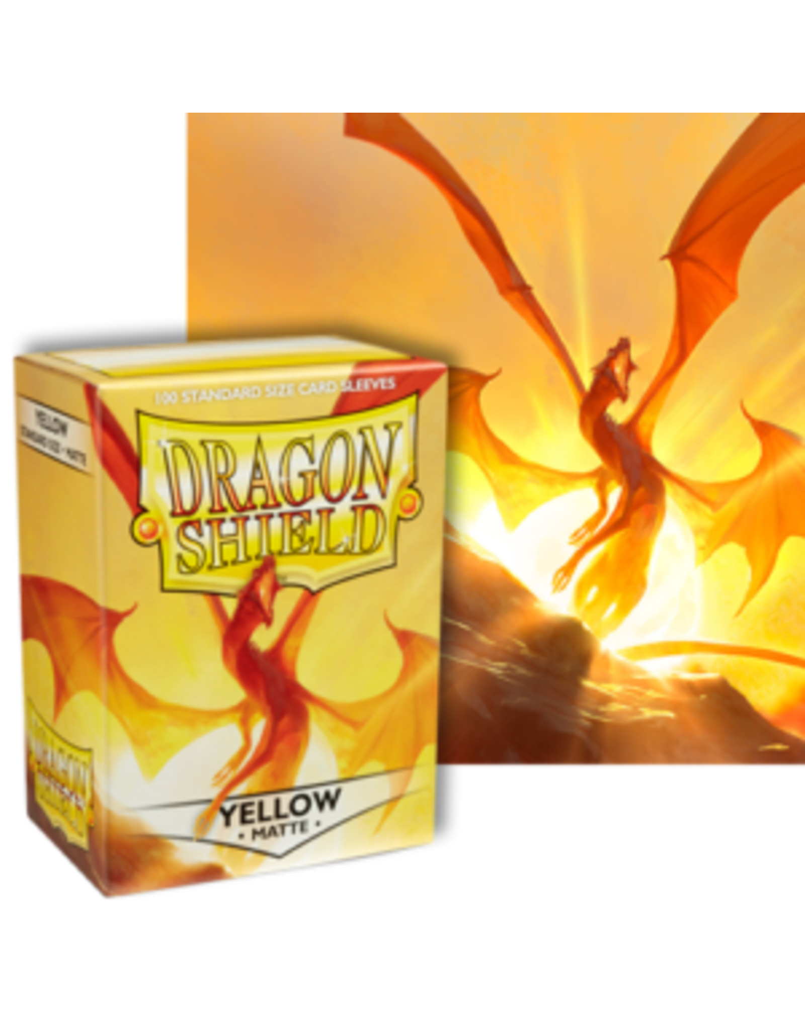 Dragon Shield Dragon Shield Matte Yellow 100ct