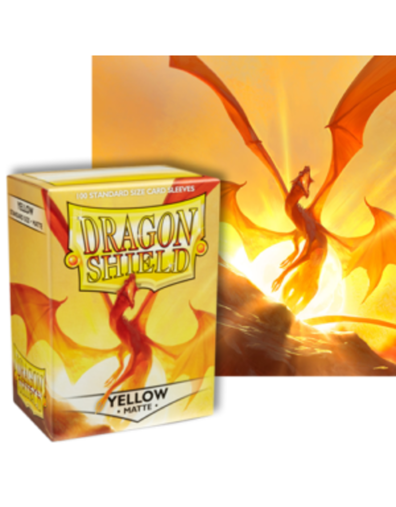 Dragon Shields Dragon Shield Matte 100 Yellow