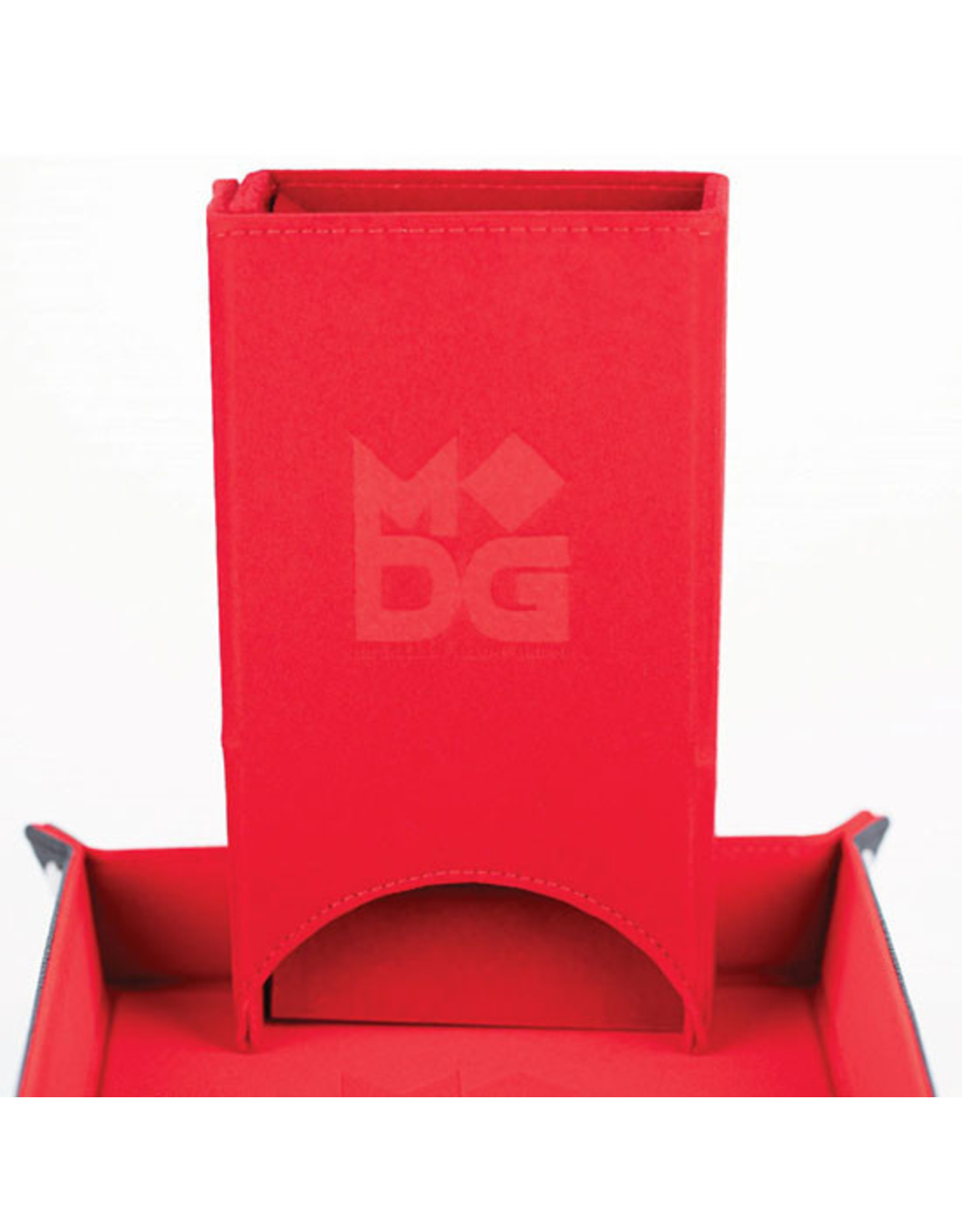 Dice Tower Fold Up Velvet Red