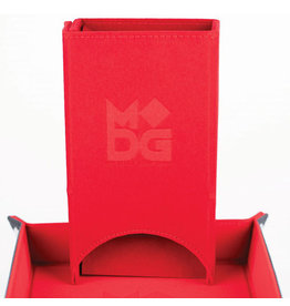 Dice Tower Fold Up Velvet Red