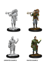WizKids DnD Unpainted W12 Male Half-Elf Bard