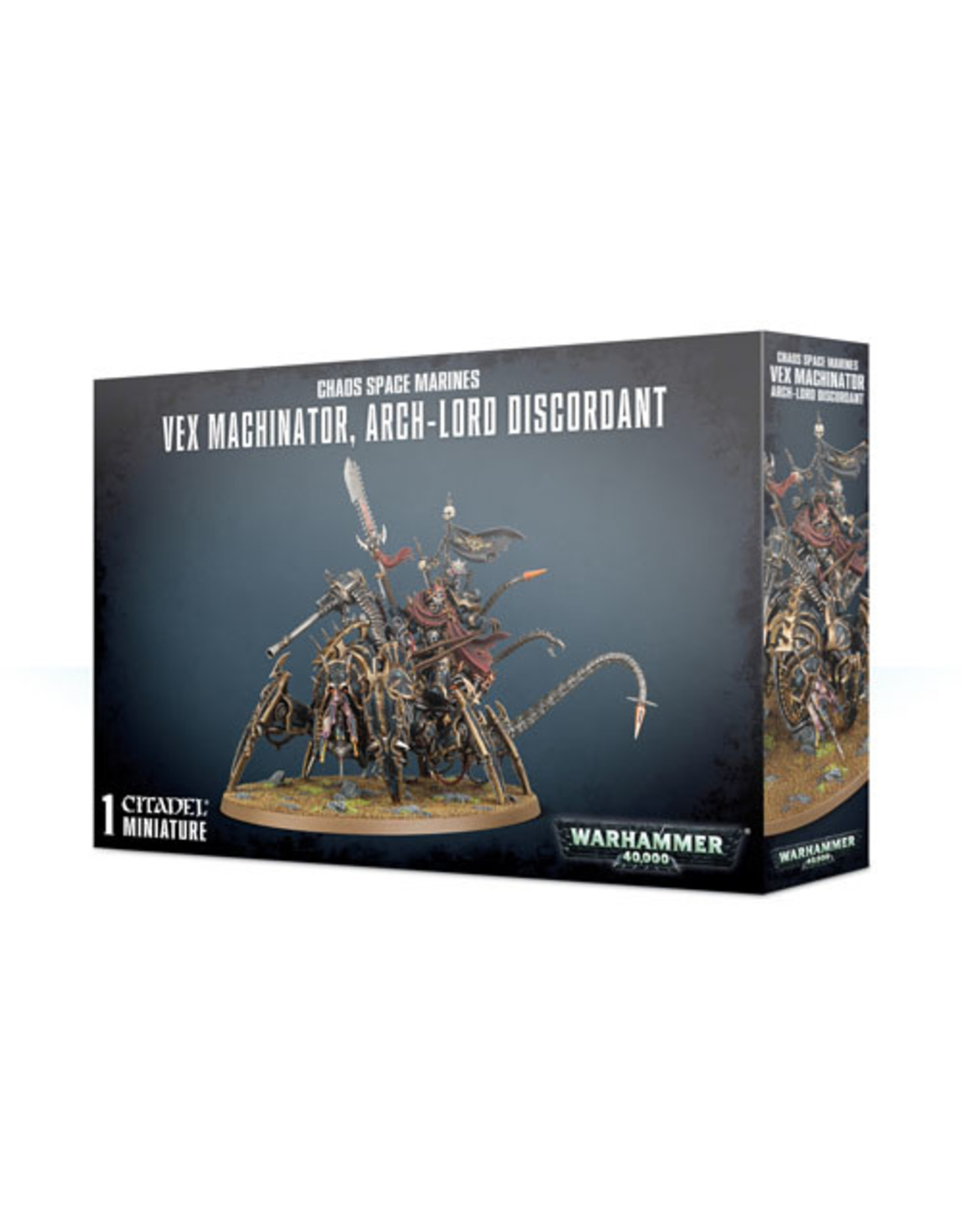 Warhammer 40k Chaos Space Marines Vex Mechinator Arch-Lord Discordant