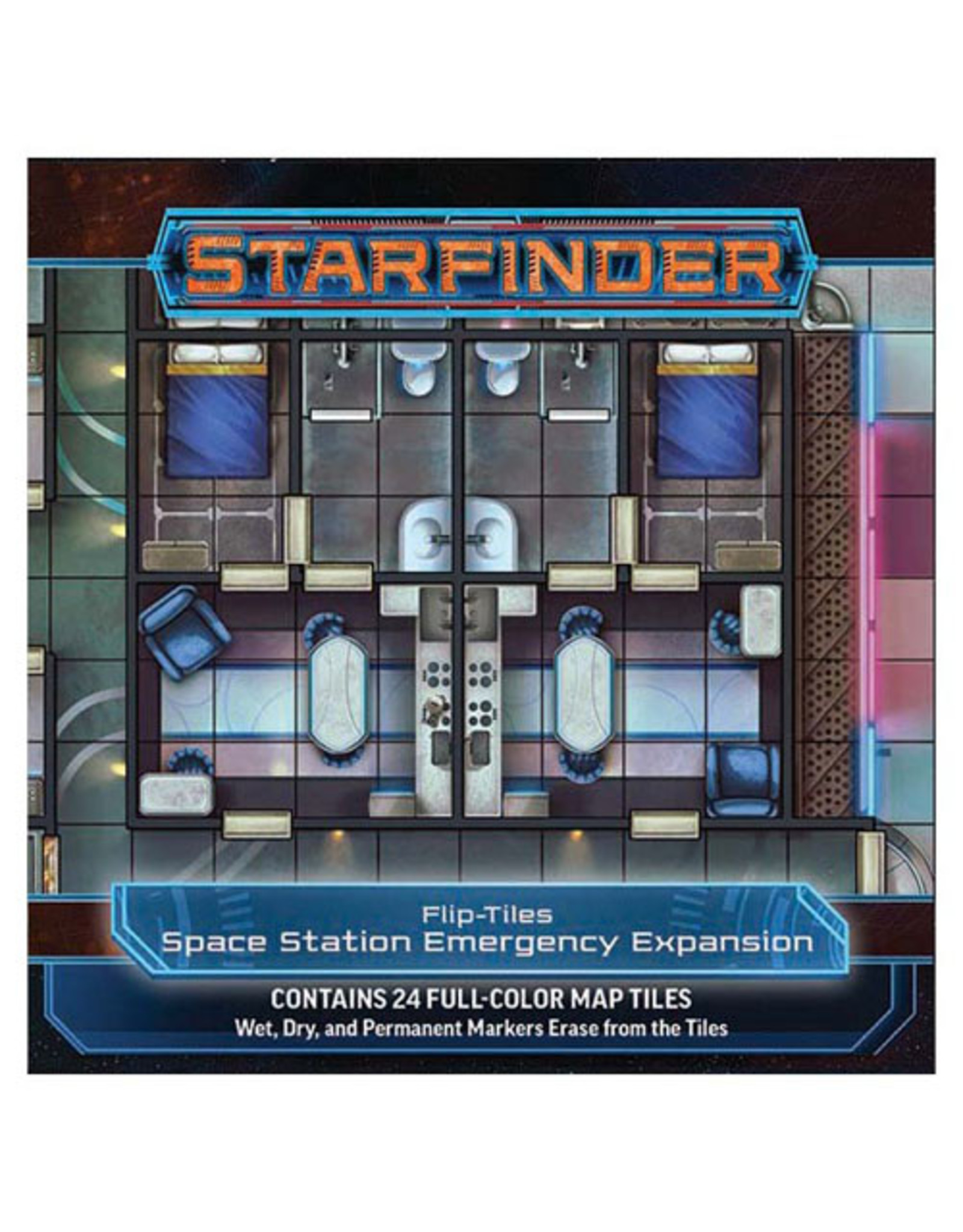 Starfinder Starfinder Flip-Tiles Space Station Emergency