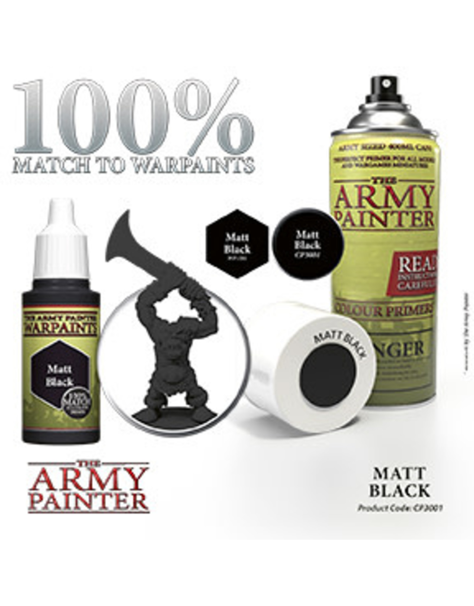 Army Painter Colour Primer Matt Black Undercoat Spray