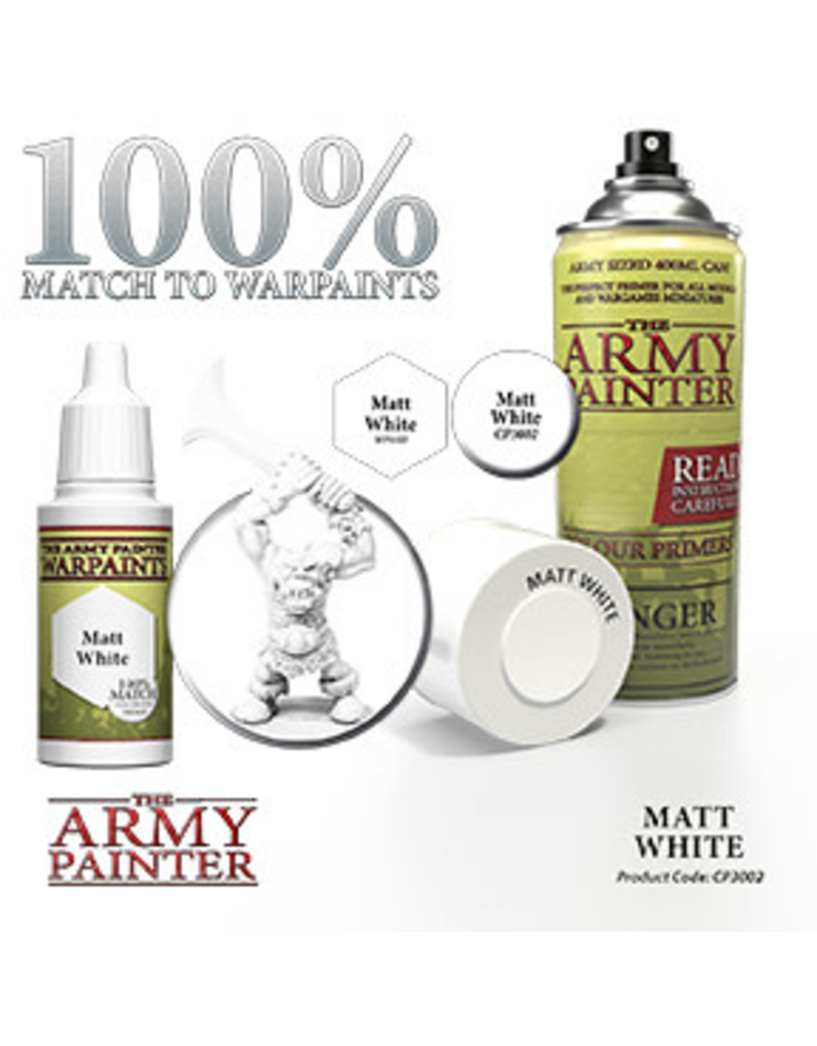 Army Painter Base Primer: Matt White Undercoat