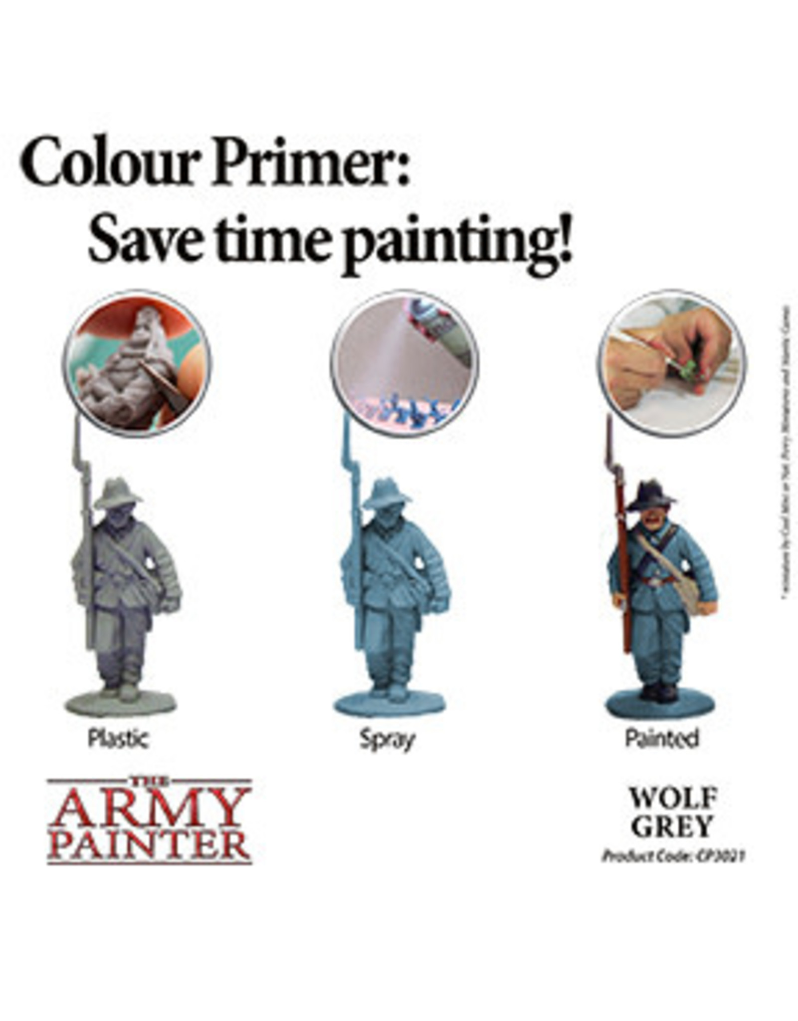 Army Painter Colour Primer Wolf Grey