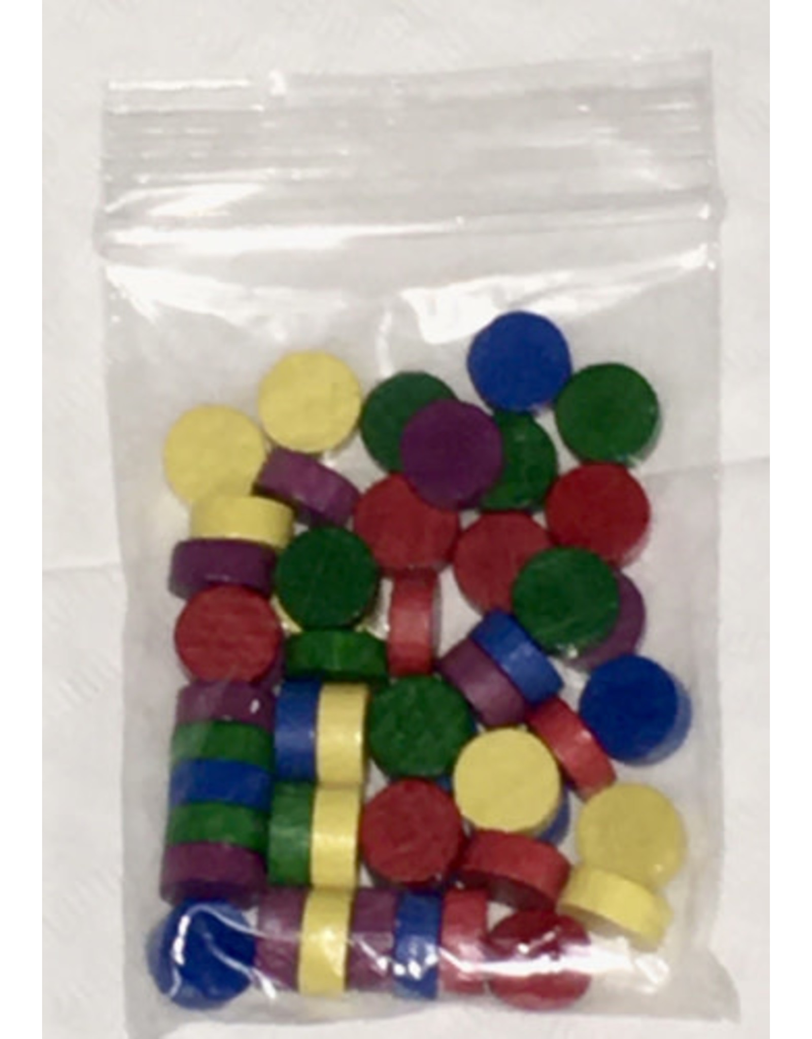 Chessex Round Wood Game Markers 50/Bag