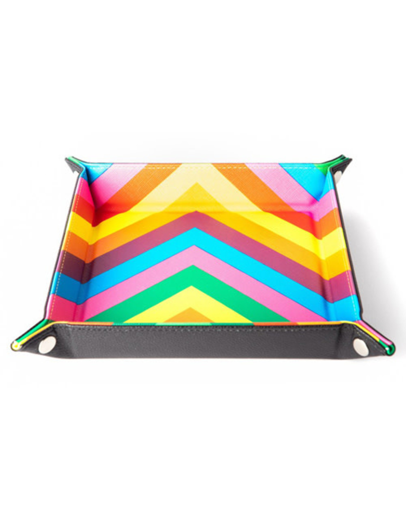 Dice Tray Leather Folding Rainbow