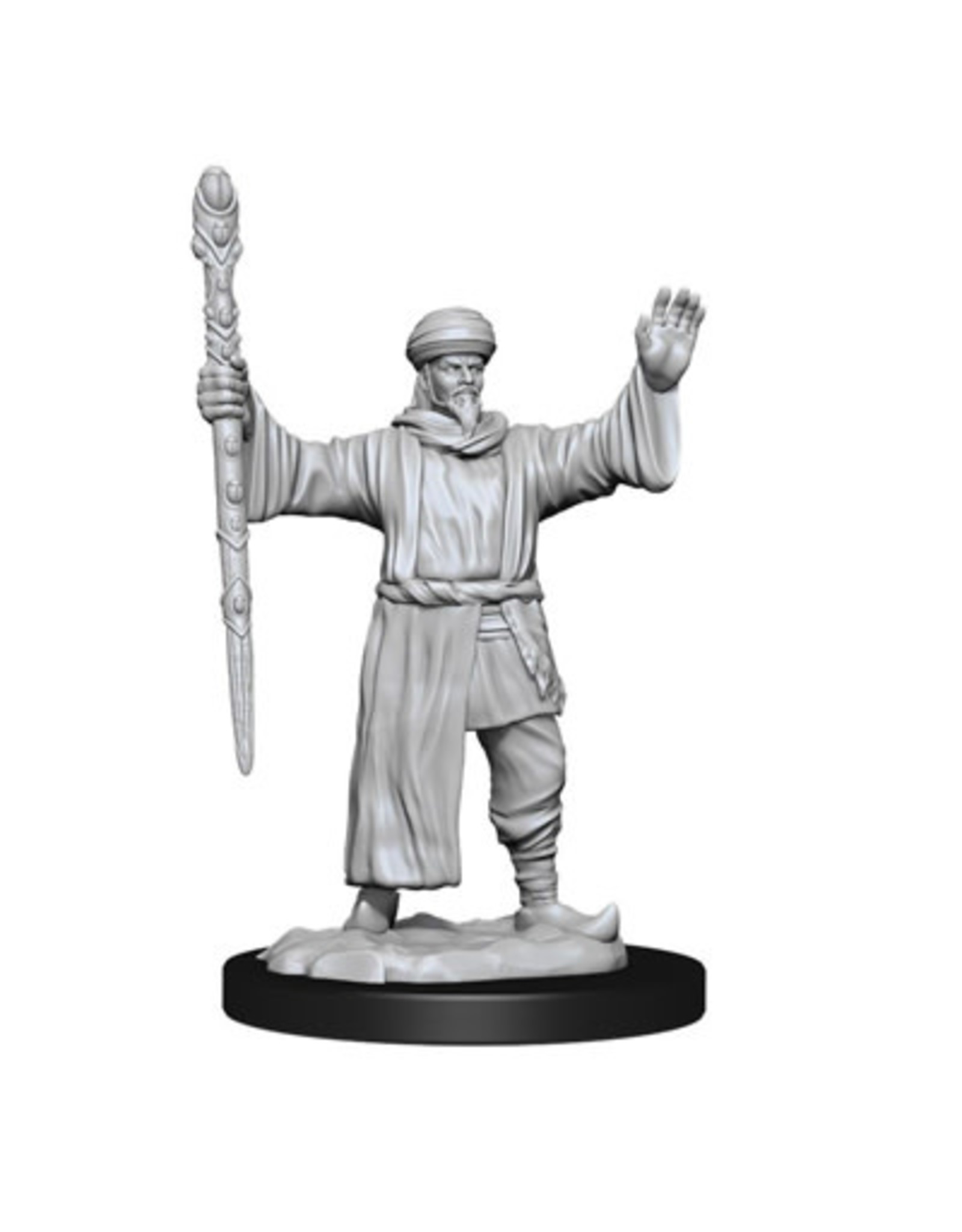 WizKids DnD Unpainted W13 Human Wizard Male