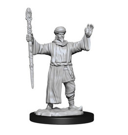 WizKids DnD Unpainted W13 Human Wizard Male