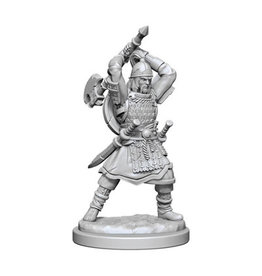 WizKids DnD Unpainted W13 Human Barbarian Male