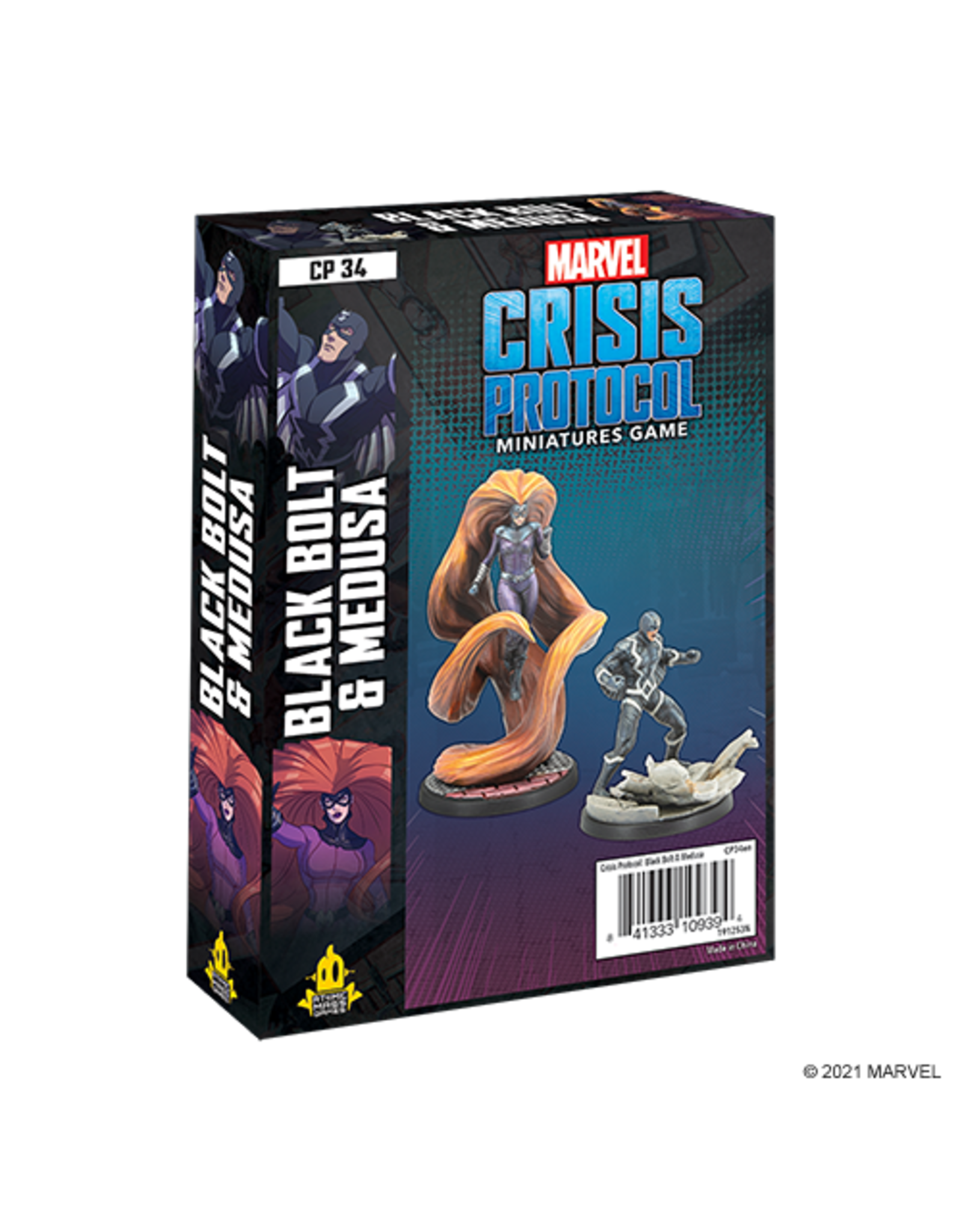 Marvel Crisis Protocol Marvel Crisis Protocol Black Bolt and Medusa