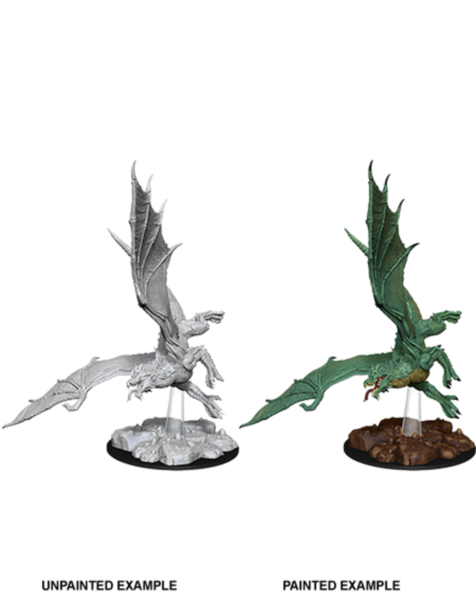 DnD Unpainted W8 Young Green Dragon