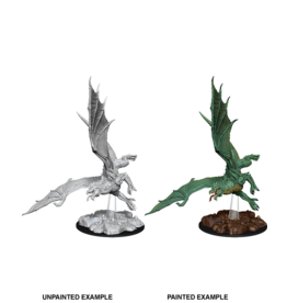 DnD Unpainted W8 Young Green Dragon