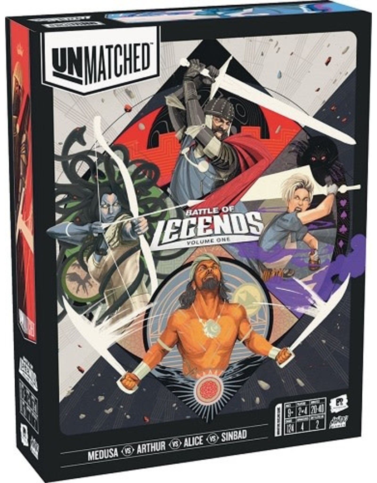 Unmatched Battle of Legends Vol. 1 King Arthur, Alice, Medusa, Sinbad