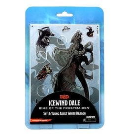 DnD Icons Icewind Dale Rime of the Frostmaiden 2D Young Adult White Dragon