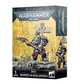 Warhammer 40k Orks Ork Warboss in Mega Armour
