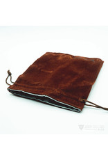 Velvet Dice Bag - Medium Brown