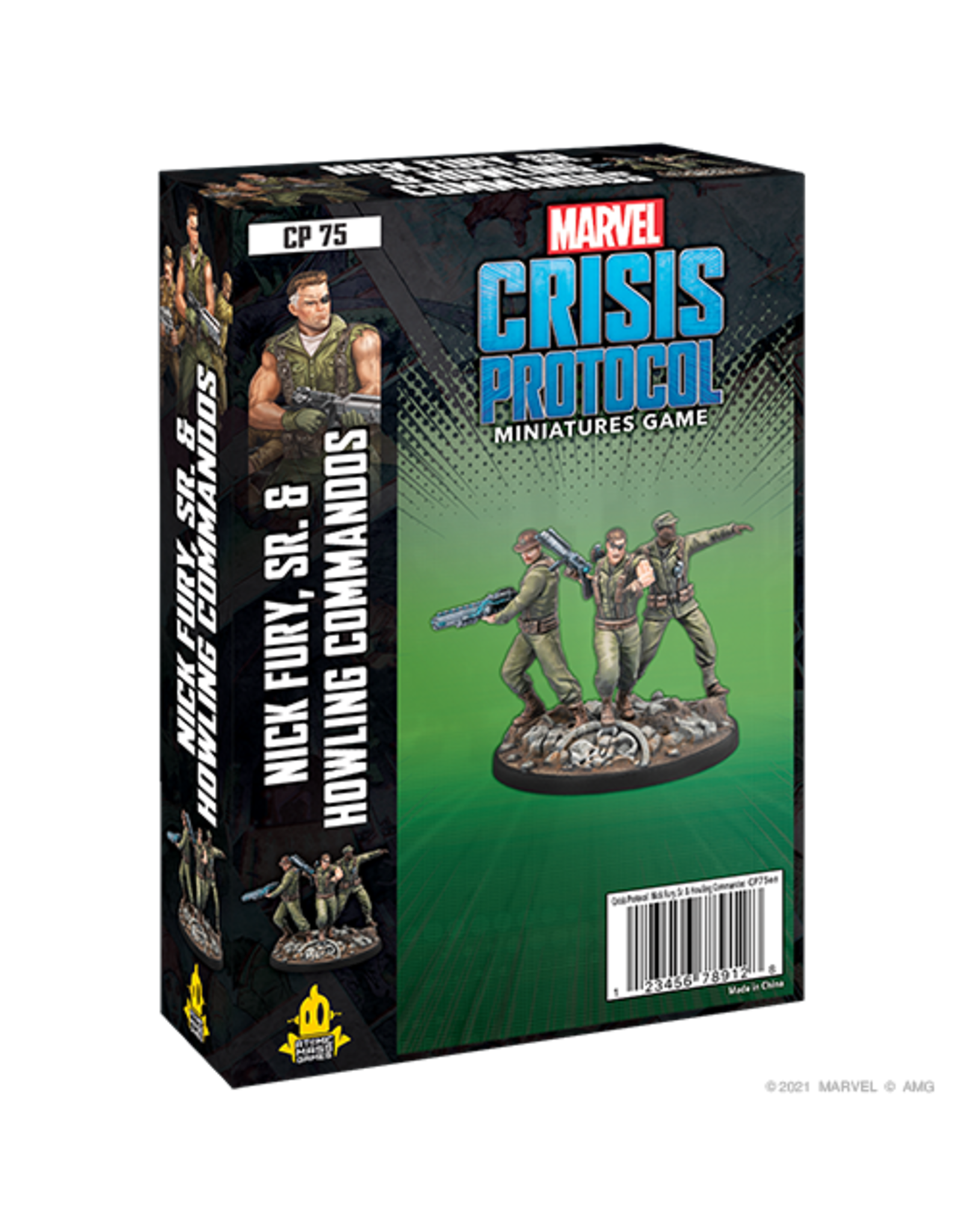 Marvel Crisis Protocol Nick Fury, Sr. Howling Commandos